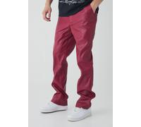 Tall - Pantalon flare enduit homme - cherry - 32, cherry