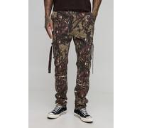 Tall - Pantalon skinny à imprimé camouflage homme - 32, camo