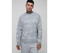 Tall - Pull oversize en maille - Limited Edition homme - gris - 2XL, gris