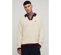 Tall - Pull oversize rétro homme - ecru - XL, ecru