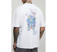 Tall - T-shirt oversize à imprimé Disney homme - blanc - M, blanc