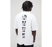 Tall - T-shirt oversize à imprimé Disney Mickey homme - blanc - S, blanc
