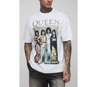 Tall - T-shirt oversize à imprimé Queen homme - blanc - M, blanc