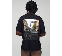 Tall - T-shirt oversize à imprimé voiture de Paris - MAN homme - noir - XL, noir
