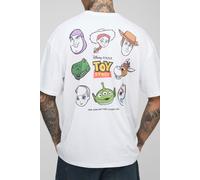 Tall - T-shirt oversize imprimé à imprimé Disney homme - blanc - XL, blanc