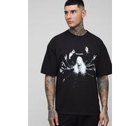 Tall - T-shirt oversize imprimé Jerry Cantrell homme - noir - M, noir
