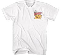 Talladega Nights Ricky Bobby Best There is Front & Back Print Mens White Short Sleeve T Shirt Graphic Tee(X-Large)