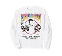 Talladega Nights Ricky Bobby Outline Checkered Flags Movie Sweatshirt
