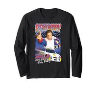 Talladega Nights Ricky Bobby Retro Lightning Collage Movie Manche Longue