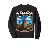 Tallinn Estonie Vacances à Tallinn Voyage en Famille Assorti Sweatshirt