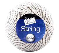 Tallon Just Stationery 100 m Balle en corde - Blanc