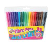 Tallon Pochette de 20 stylos feutre à pointe fibre