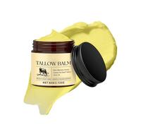 Tallow Balm for Face, Whipped Tallow Balm with Honey, beurre corporel au suif de bœuf bio, soin hydratant visage et corps pour tous types de peau, nourrissant en profondeur et non gras (1pc)