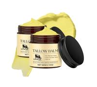 Tallow Balm for Face, Whipped Tallow Balm with Honey, beurre corporel au suif de bœuf bio, soin hydratant visage et corps pour tous types de peau, nourrissant en profondeur et non gras (2pc)