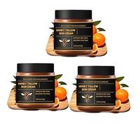 Tallow Honey Balm,Tallow and Honey Balm for Face, Skin Care Cream, Organic Whipped Beef Tallows Face Moisturizer with Raw Honeys and Beeswax,Deep Nourishing,Soft and Smooth Skin (3)