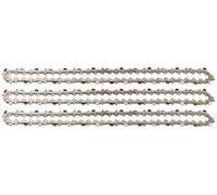 tallox Lot de 3 chaînes de tronçonneuse 3/8" Calibre 1,6 mm 60 maillons 40 cm Compatible avec tronçonneuses Stihl