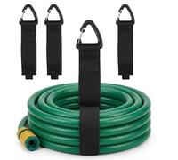 Tallox Lot de 4 bandes avec boucle triangulaire pour câbles, cordes, tuyaux, jusqu'à 24 kg