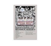 Tally Hall Marvin's Marvelous Mechanical Museum Poster imperméable à l'eau Résistant à l'humidité, facile à installer et résistant à la décoloration, style sans cadre, 60 x 90 cm
