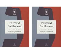 Talmud babilonese, Trattato Qiddushìn, Testo ebraico a fronte, 2 volumes indivisibles