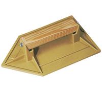 TALOCHE ABS 14 x 8CM POINTUE JAUNE TALIAPLAST- 300107