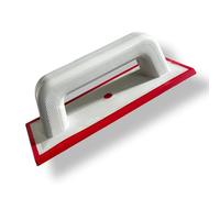 Taloche Caoutchouc Rouge 180 x 90 mm | Poignée Ergonomique Antidérapante | Nettoyage de Joints Carrelage - Outillage Carreleur 2.0
