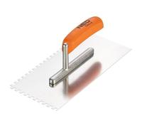 Taloche crantée 270x128mm dents 6x6x6mm manche bois 50-162