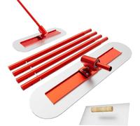 Taloche de 122 cm, outil en alliage d'aluminium et de magnésium avec 4 poignées réglables et étui de transport pour finition de dalles