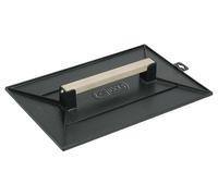KS Tools - 144.0520 - Taloche plastique noire - Poignée bois - Plateau alvéolé - 420x260 mm