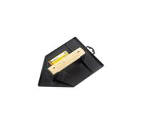 TALOCHE NOIRE POINTUE 18X27CM POIGNEE BOIS MONDELIN - 313132