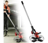 Talocheuse électrique Autotractée, 6 Vitesses Variables, Polisseuse Pour Le Lissage Des Murs, Double Alimentation, Avec 5 Types De Disques De Ponçage Et Une Rallonge Amovible De 130 Cm 30000mah