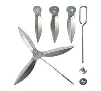 TALOEYH Lot de 2 kits de système de nettoyage One Touch pour barbecue Weber 7444, 57 cm, compatible avec les pièces de barbecue Weber 7444