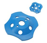 TALOEYH PKD PCD Meule diamantée 125 mm x 22,23 mm, meule haute performance pour meuleuse d'angle, disque abrasif pour béton, chape et revêtements robustes (4 segments)