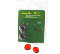 TALOKA - BRAZILIAN BALLS GEL ÍNTIMO FRESA & CEREZA 2 BOLAS