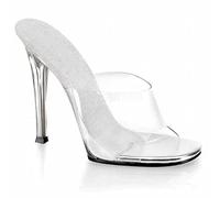 Talon Aiguille Chaussures spéciales 12cm pour la compétition de Bikini Chaussures Standard du modèle International de Bodybuilding,Squaretoeslippers-38