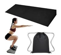 Talon compensé pour squats, planche inclinée pour étirement des mollets, cale d'exercice pour les pieds, cale de mollet amovible, cale antidérapante pour mollet, bloc d'étirement du pied, tendeur de