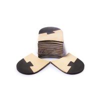 Talon de remplacement en cuir et caoutchouc, protège-talon antidérapant pour chaussures classiques et élégantes, modèle queue d'arrondi, clouable et collable pour homme et femme, qualité Premium Italy