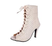 Talon Femme Danse Demi Pointe Classique Chaussures De Femmes Latine avec Strass Salsa Tango Valse Bachata Moderne Salon Chaussure Heels Dance Grs Escarpins Tenue Vetement