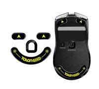 [ 強化ガラス素材 ] TALONGAMES マウスソール マウスフィート Razer Viper V2 Pro 用 ゲーミング マウス 交換用 ラウンドエッヂ加工 高耐久 超低摩擦 Super Smooth Glide ブラック (センサー周りのソール付き)