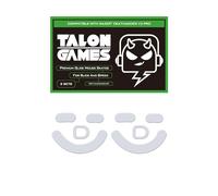 TALONGAMES Lot de 2 patins de souris à bords arrondis compatibles avec Razer DeathAdder V3 Pro - 0,8 mm - Matériau PTFE pur avec patins super lisses
