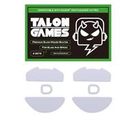 TALONGAMES Lot de 2 patins de souris à bords arrondis et incurvés compatibles avec Razer DeathAdder V4 Pro, 0,8 mm, matériau PTFE pur avec patins de glisse super lisses