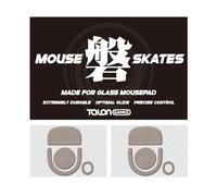 TALONGAMES Patins à souris compatibles avec Logitech G PRO X Superlight 2 - Universels pour tapis de souris en verre, haute durabilité, faible bruit, glisse lisse et contrôle précis, bord incurvé