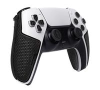 TALONGAMES Poignées de manette compatibles avec PlayStation 5 DualSense, antidérapantes, absorbantes de transpiration, texturées, pour manettes PS5, boutons, déclencheurs, D-pad (Ultra - Noir)