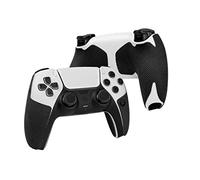TALONGAMES Poignées de manette compatibles avec Playstation 5 DualSense, antidérapantes, absorbantes de transpiration, texturées, pour manettes PS5, boutons, déclencheurs, D-pad (Version Pro - Noir)