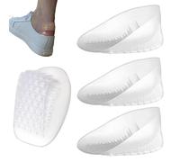 Talonnette en gel - Coussins transparents d'absorption des chocs, coussins en gel auto-adhésifs résistants avec nid d'abeille pour tendinite d'Achille, épines calcanéennes, réduisant la fatigue
