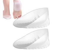 Talonnette en gel | Coussins transparents d'absorption des chocs | Rembourrage en nid d'abeille réutilisable et résistant, autocollant, antidérapant, confortable pour hommes, femmes, infirmières