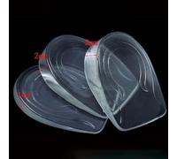 Talonnette légère en silicone pour chaussures qui améliorent la posture avec un profil minimal et une forte adhérence, parfait pour les trajets quotidiens ou l'exercice (homme 3 cm)