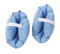 Talonnette pour escarres, 2 protège-talons rembourrés ultra doux pour réduire la pression des pieds plaies ouvertes | Bottes d'oreiller ultra matelassées, épaisses et douces et lavables Xuchen