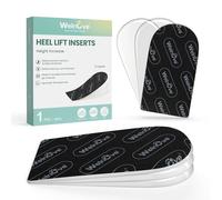 Talonnette Silicone - Welnove Coussinets de talon pour chaussures, réglable orthopédiques en gel,fasciite plantaire talonnières (3 Couches: 41-46)