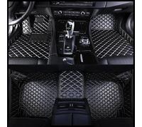 Talonnette Tapis de Sol en Cuir imperméable pour A1 2012 2013 2014 2015 Accessoire intérieur Tapis Voiture Tous Temps(Noir)