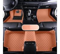 Talonnette Tapis de Sol en Cuir imperméable pour A1 2012 2013 2014 2015 Accessoire intérieur Tapis Voiture Tous Temps(Brun)